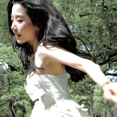 左撇子女孩